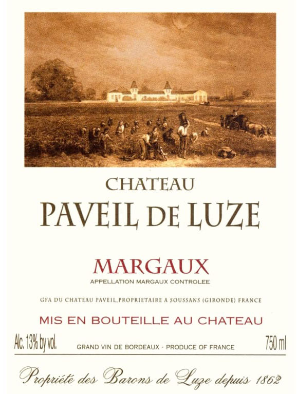 Paveil Luze, Bordeaux, Margaux, France, AOC, Cru Bourgeois